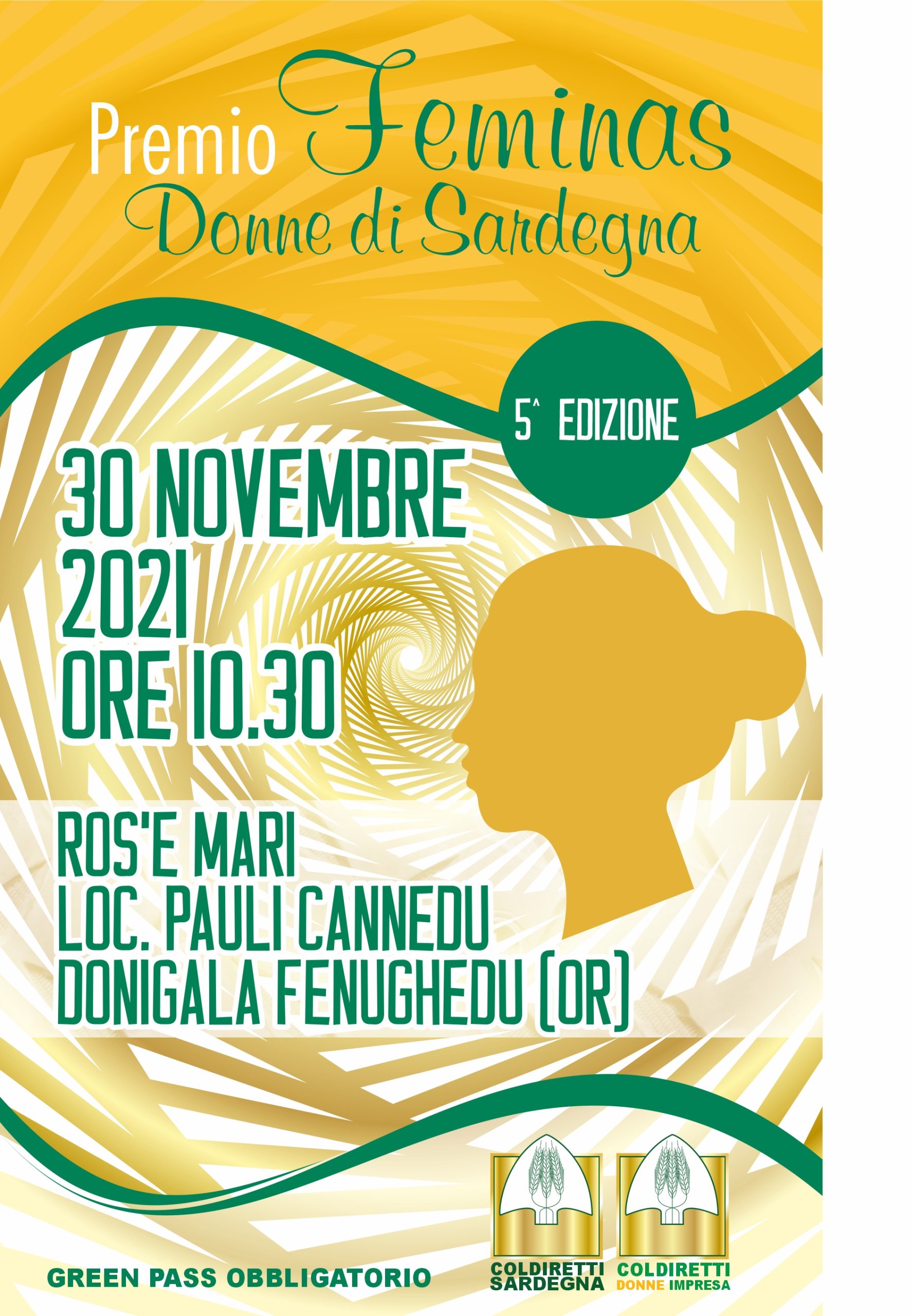 30 novembre 2021 Premio Feminas Donne di Sardegna
