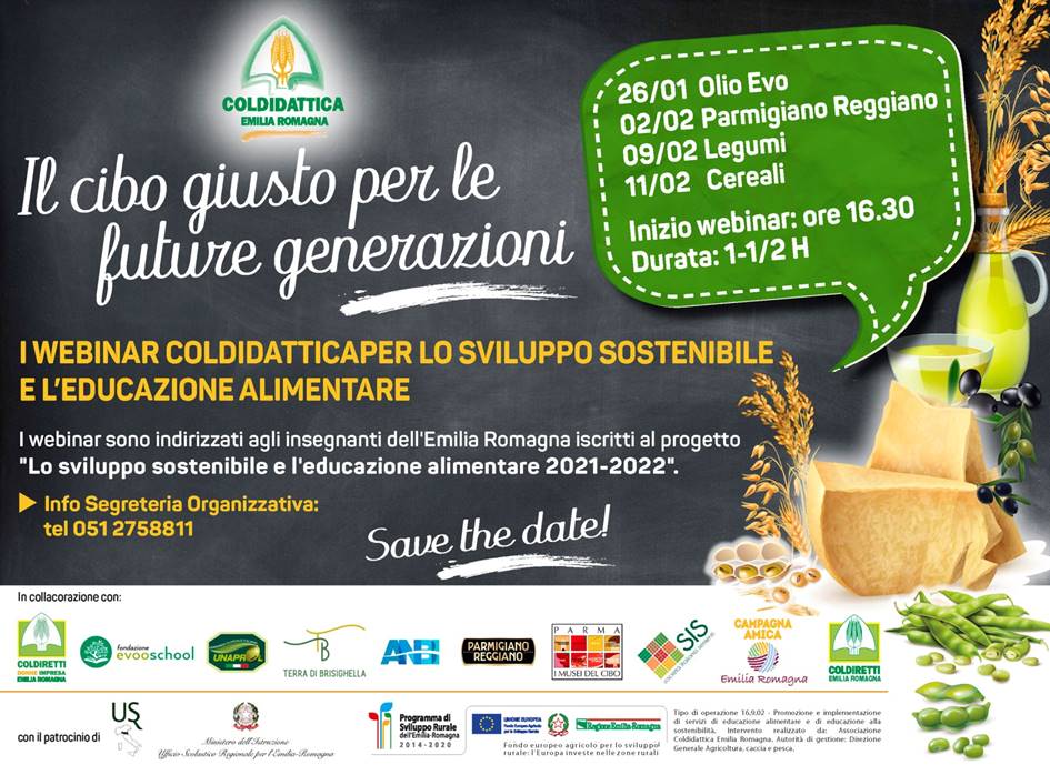 Il cibo giusto per le future generazioni Webinar Emilia Romagna