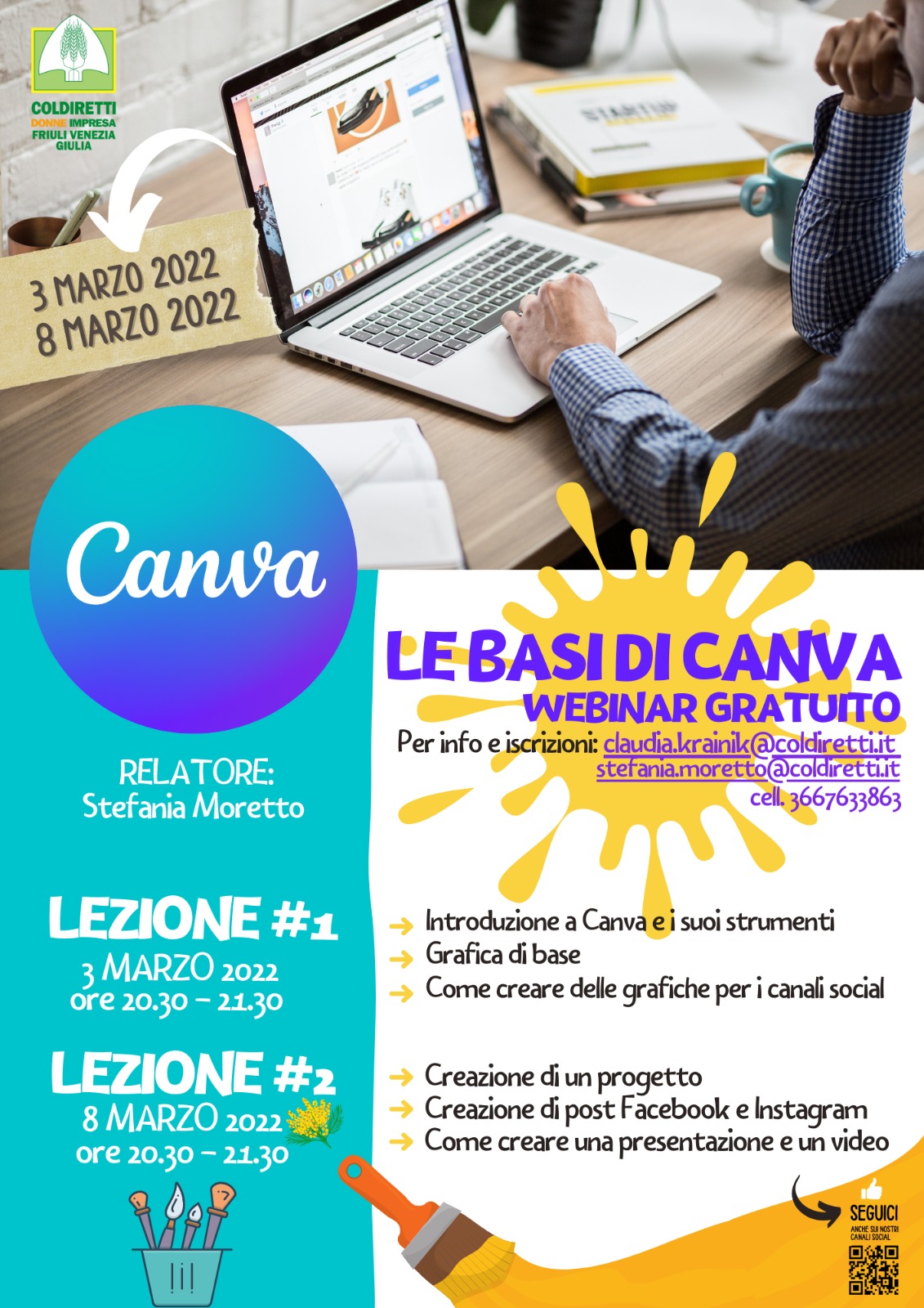 Webinair Le basi di Canva Friuli Venezia Giulia